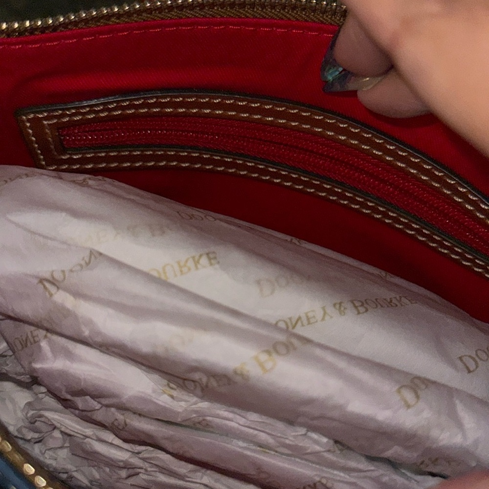 New Dooney & Bourke Pebble Leather Lexington Crossbody